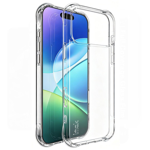 iPhone 18 Pro Max imak Shockproof Airbag TPU Phone Case - Transparent