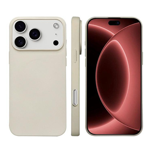 iPhone 18 Pro Max Liquid Silicone Phone MagSafe Case - White