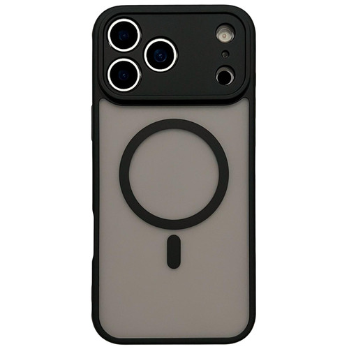 iPhone 18 Pro Max MagSafe Magnetic TPU Hybrid PC Phone Case - Black