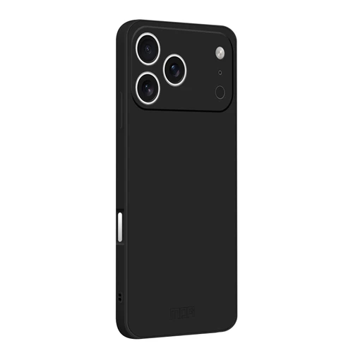 iPhone 18 Pro Max MOFI Caring Soft Shell Liquid Silicone Skin Feel Phone Case - Black