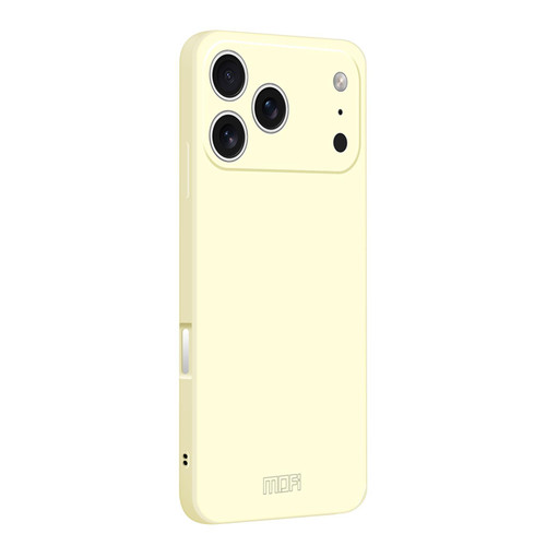 iPhone 18 Pro Max MOFI Caring Soft Shell Liquid Silicone Skin Feel Phone Case - White