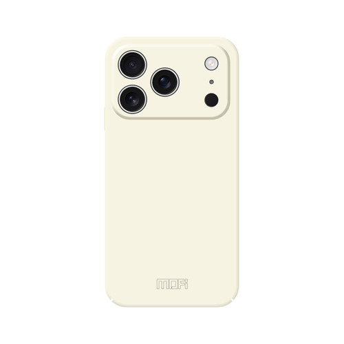iPhone 18 Pro Max MOFI Qin Series Skin Feel All-inclusive PC Phone Case - Beige
