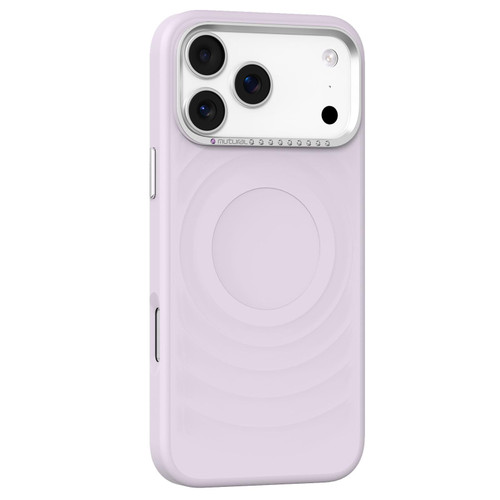 iPhone 18 Pro Max Mutural Ripple Series Magnetic PC TPU Hybrid Phone Case - Purple