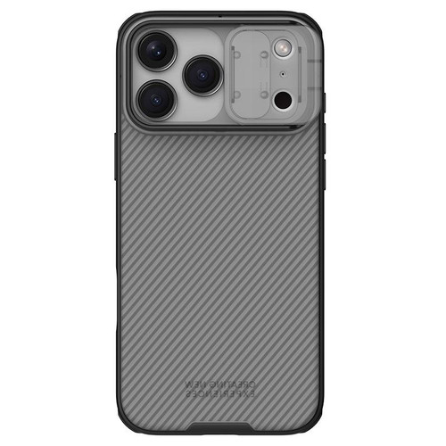 iPhone 18 Pro Max NILLKIN CamShield Pro PC Phone Case - Transparent Black