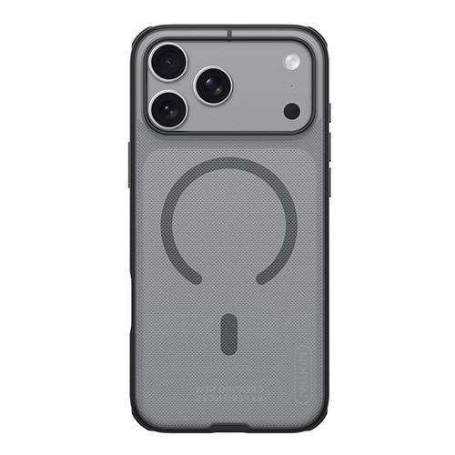 iPhone 18 Pro Max NILLKIN Frosted Shield Pro Magnetic Magsafe Phone Case - Transparent Black