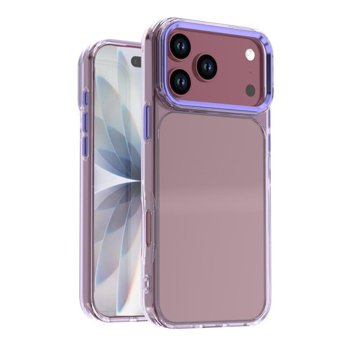 iPhone 18 Pro Max Shine High Transparency Acrylic Phone Case - Purple