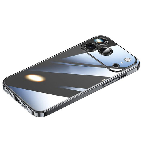 iPhone 18 Pro Max SULADA JINGJIA Series Lens Protector Hard PC Phone Case - Black