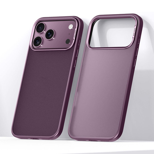 iPhone 18 Pro Max SULADA Skin Feel Matte Shockproof Phone Case - Purple