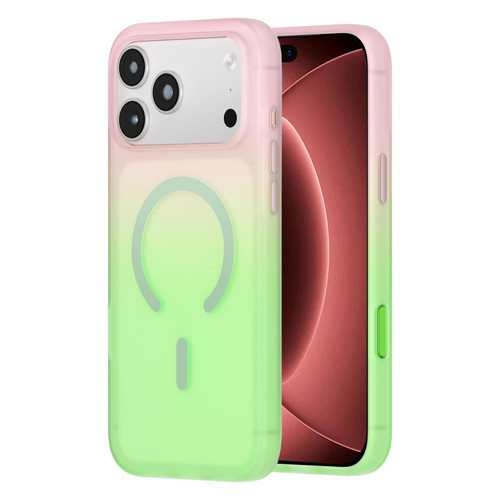 iPhone 18 Pro Max Twilight Gradient Magnetic Phone Case - Green Field
