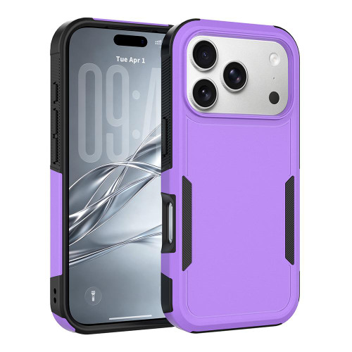 iPhone 18 Pro 2 in 1 PC + TPU Phone Case - Purple