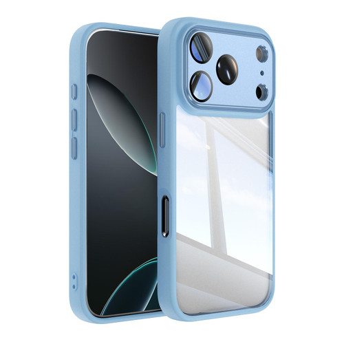 iPhone 18 Pro Acrylic Hybrid TPU Armor Shockproof Phone Case - Sky Blue