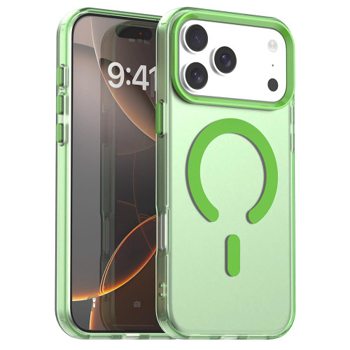 iPhone 18 Pro C-type Candy Magsafe PC Hybrid TPU Phone Case - Green