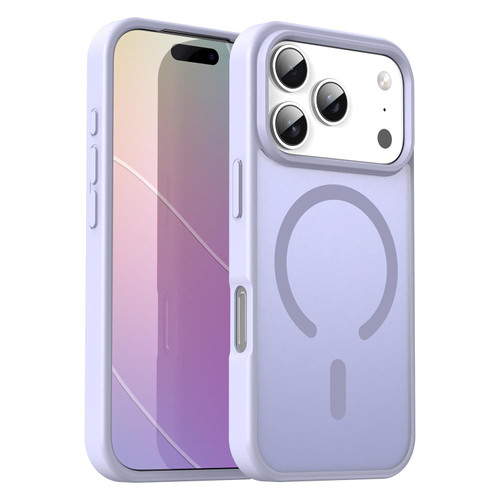 iPhone 18 Pro Fanying Series PC Hybrid TPU Translucent Frosted MagSafe Phone Case - Lavender