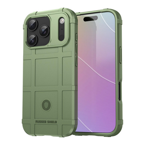 iPhone 18 Pro Full Coverage Shockproof TPU Phone Case - Green