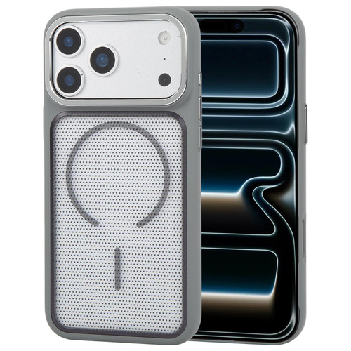 iPhone 18 Pro GEBEI Skin Feel Starry Dot Magnetic Phone Case - Grey