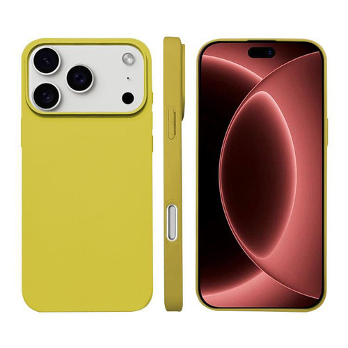 iPhone 18 Pro Liquid Silicone Phone MagSafe Case - Yellow
