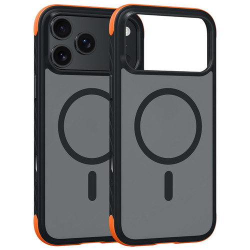 iPhone 18 Pro Magnetic Shockproof Protective Phone Case - Black