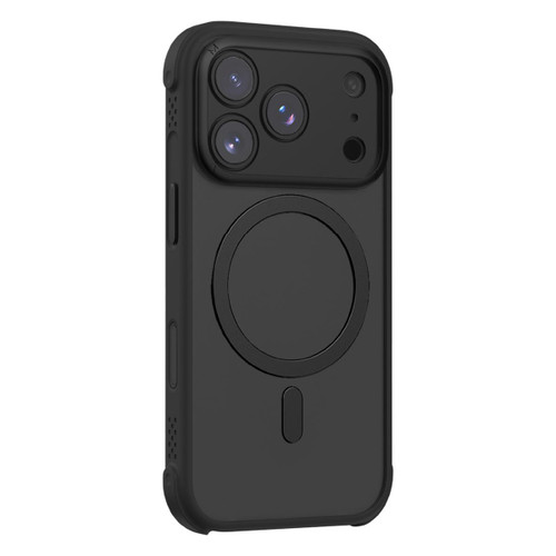 iPhone 18 Pro MOMAX SOMA Air Series AirBag Skin-Friendly Magnetic Phone Case - Black