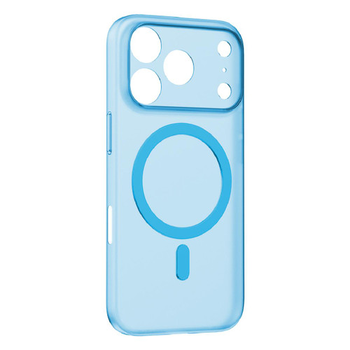 iPhone 18 Pro MOMAX SOMA Slim Series Ultra-Thin Skin-Friendly Magnetic Phone Case - Blue