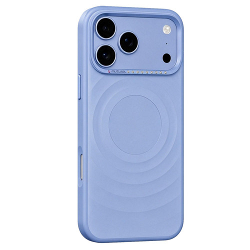 iPhone 18 Pro Mutural Ripple Series Magnetic PC TPU Hybrid Phone Case - Light Blue