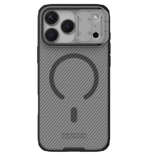 iPhone 18 Pro NILLKIN CamShield Pro Magnetic PC Phone Case - Transparent Black