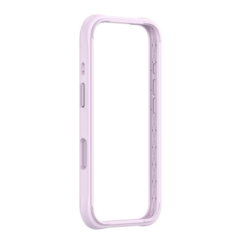iPhone 18 Pro Phone Silicone Frame Bumper - Morandi Purple