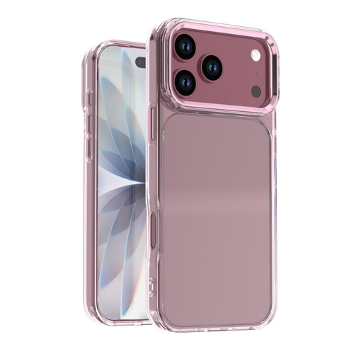 iPhone 18 Pro Shine High Transparency Acrylic Phone Case - Pink