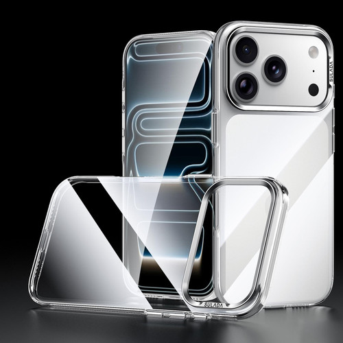 iPhone 18 Pro SULADA Crystal Series Clear PC Phone Case - Transparent