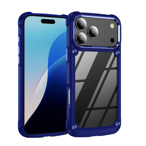 iPhone 18 Pro TPU + PC Lens Protection Phone Case - Blue