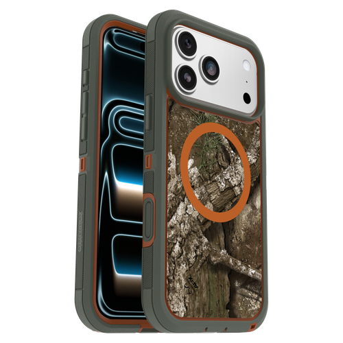 Otterbox - Defender Pro Xt Clear Magsafe Case with Camera Control for Apple iPhone 18 Pro Max / 17 Pro Max - Real Tree