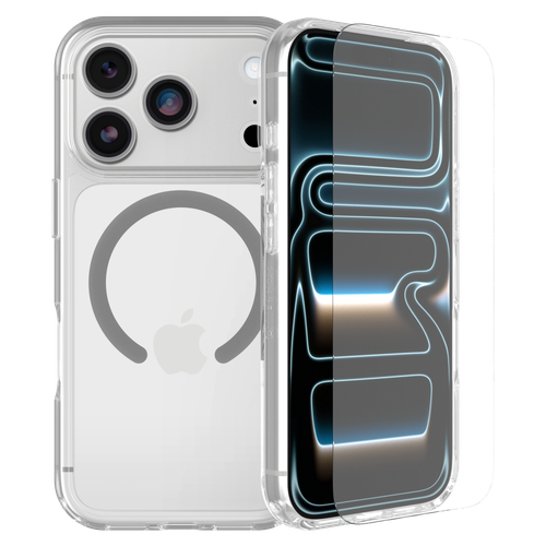 Otterbox - Lumen Clear Magsafe Case and Screen Protector for Apple iPhone 18 Pro / 17 Pro - Clear
