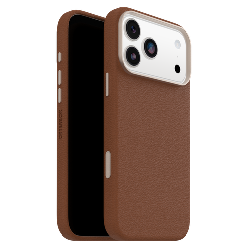 Otterbox - Symmetry Cactus Leather Magsafe Case with Camera Control for Apple iPhone 17 Pro Max / 18 Pro Max - Desert Saddle