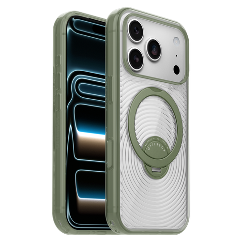 Otterbox - Symmetry Stand Magsafe Case with Camera Control for Apple iPhone 18 Pro / 17 Pro - Calyx Green