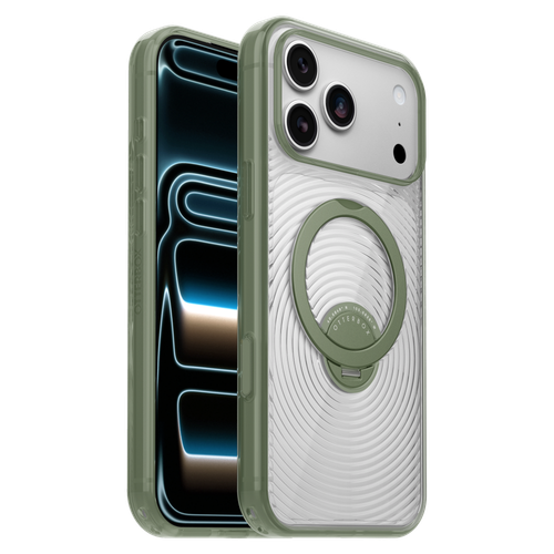 Otterbox - Symmetry Stand Magsafe Case with Camera Control for Apple iPhone 18 Pro Max / 17 Pro Max - Calyx Green