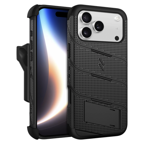 Zizo - Bolt Rugged Magsafe Case with Holster for Apple iPhone 18 Pro Max - Black