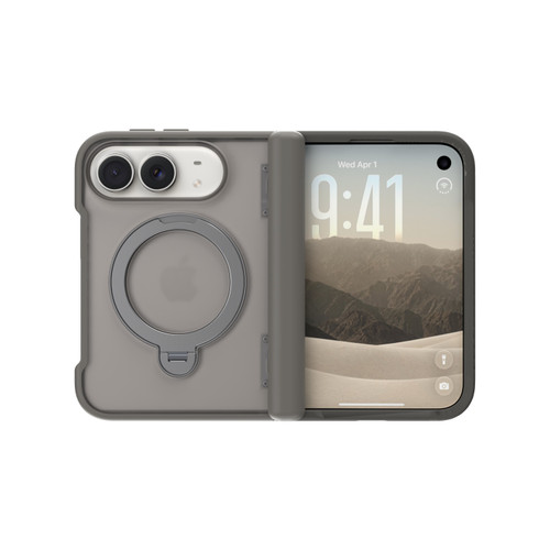CLICK Latch Fold Series iPhone Duo Case - Smoke