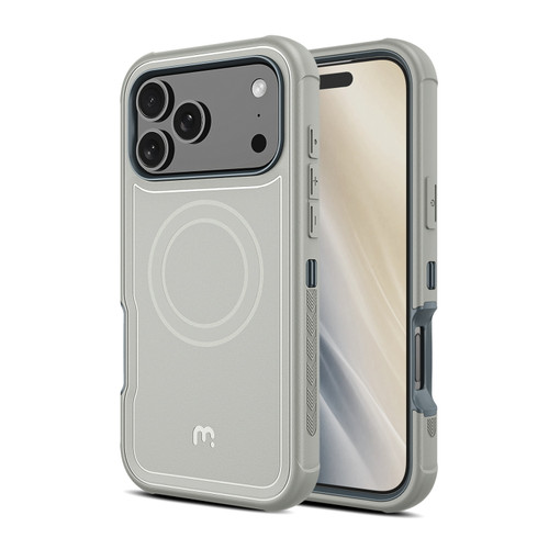 MyBat Pro Maverick Series Rogue Edition MagSafe Case for Apple iPhone 18 Pro / 17 Pro - Grey