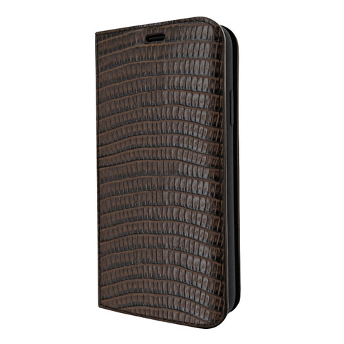 Piel Frama 808 Brown Lizard FramaSlimCards Leather Case for Apple iPhone Xs Max
