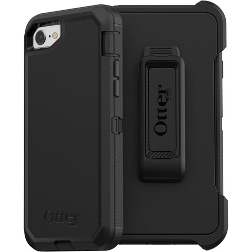 Otterbox - Defender Case for Apple iPhone 8  /  7 - Black