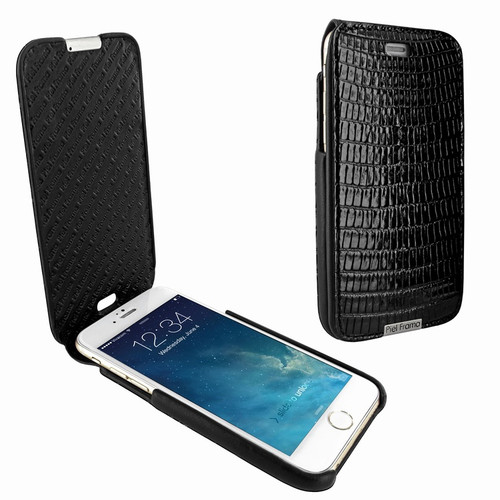 Piel Frama 676 Black Lizard iMagnum Leather Case for Apple iPhone 6 / 6S / 7 / 8