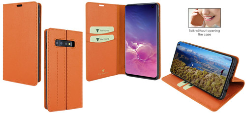 Piel Frama 821 Orange FramaSlimCards Leather Case for Samsung Galaxy S10  Plus