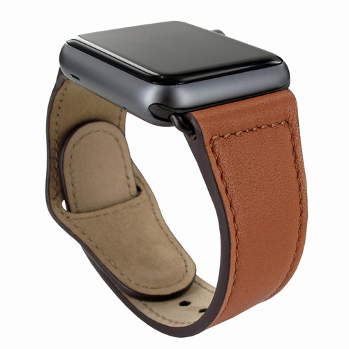 Piel Frama 733 Tan Leather Strap for Apple Watch (42-45mm)