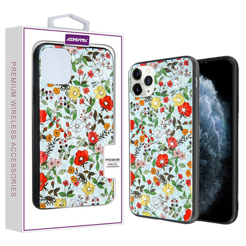 iPhone 11 Pro Pastoral Floral Hybrid Case (with Diamonds)(with Package)