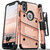 ZIZO BOLT Series iPhone X Case Military Grade Drop Tested with Screen Protector  Kickstand and Holster iPhone XS ROSE GOLD BLACK BOLT-IPHX-RGDBK