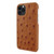 Piel Frama 835 Tan Ostrich LuxInlay Leather Case for Apple iPhone 11 Pro Max