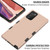 MyBat TUFF Subs Hybrid Case for Samsung Galaxy Note 20 - Rose Gold / Black