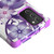 MyBat TUFF Hybrid Protector Cover for Samsung Galaxy Note 20 - Purple Hibiscus Flower Romance / Electric Purple