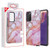 MyBat Fuse Hybrid Protector Cover for Samsung Galaxy Note 20 - Purple Marbling / Black