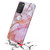 MyBat Fuse Hybrid Protector Cover for Samsung Galaxy Note 20 - Purple Marbling / Black