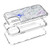 MyBat TUFF Kleer Hybrid Case for Apple iPhone 12 Pro Max (6.7) - White Marbling / Electroplating Silver